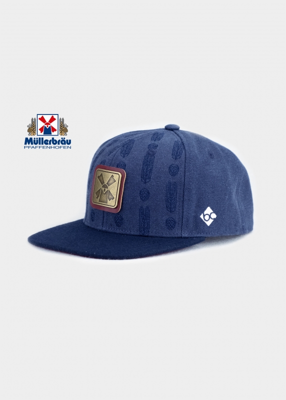 Cap "Müller-Bräu" - dunkelblau (Snapback)